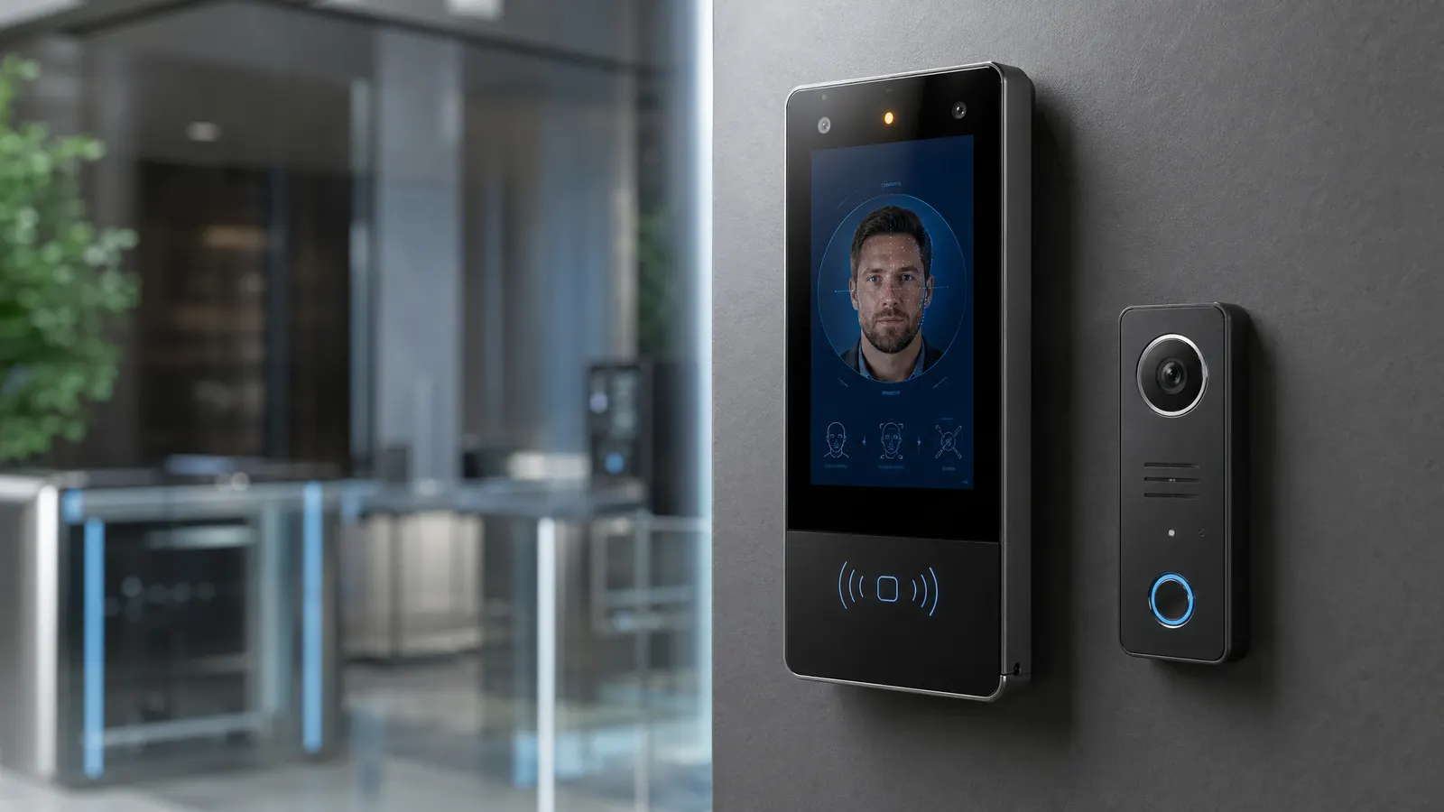 Access terminal hardware connected to the Duall Master device ecosystem