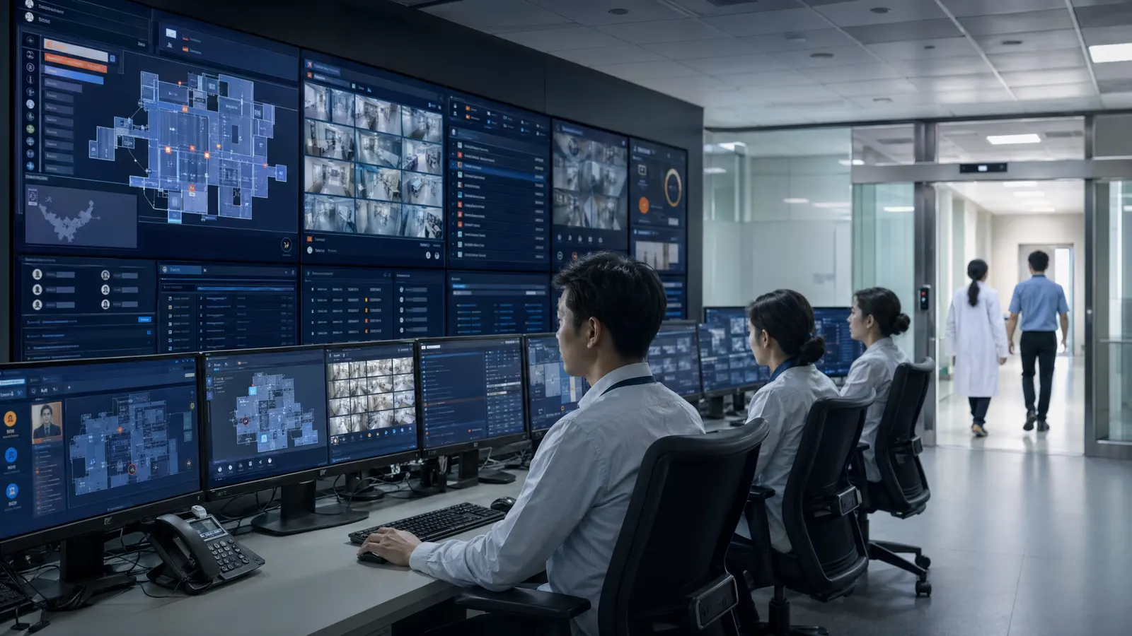 Healthcare, government & security-sensitive sites deployment context